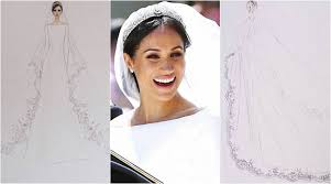 When did meghan markle choose a wedding dress? Kensington Palace Releases Sketches Of Meghan Markle S Wedding Dress A Closer Look At The Details Lifestyle News The Indian Express