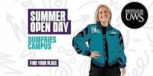 Summer Undergraduate Open Day - Dumfries Campus