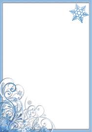 Winter Frame Borders For Paper Free Christmas Printables Borders And Frames