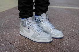 Air Jordan 1 Retro High Zoom White Racer Blue Ck6637 104 In 2020 Nike Shoes Women Fashion Nike Shoes Blue Nike Shoes Women