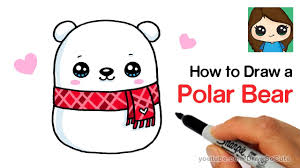 This is a cute and fun way to pass on a special message. How To Draw A Holiday Polar Bear Easy Squishmallows Youtube