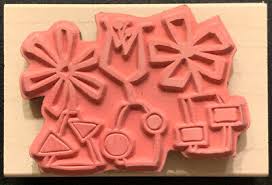 Stampotique Maryse Carrier Mod Vases Flowers Rubber Stamp