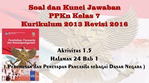 Pada semester 2 ini, diharapkan kepada semua siswa untuk lebih giat. Soal Kunci Jawaban Ppkn Kelas 7 K13 Aktivitas 1 5 Perumusan Penetapan Pancasila Sbg Dasar Negara Youtube