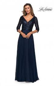 These days, there are a plethora of dresses options available other than usual saree for mother of the bride and groom. Navy Mother Of The Bride Dresses And Mother Of The Groom Gowns La Femme