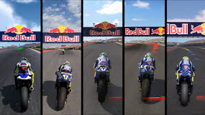 Motogp 13 Vs Motogp 14 Vs Motogp 15 Vs Motogp 17 Vs Motogp 18 Gameplay Comparison Hd Youtube