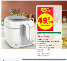 Offre Friteuse Super Uno Access Chez Super U