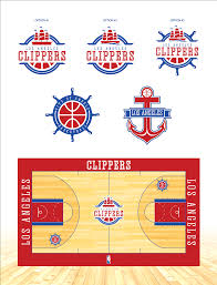 Logo los angeles clippers in.eps file format size: I Designed A Clippers Logo And Court Let Me Know What You Think Laclippers