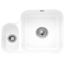 Undermount design helps increase counter space. Villeroy And Boch Cisterna 60b Ceramic Undermount Sink