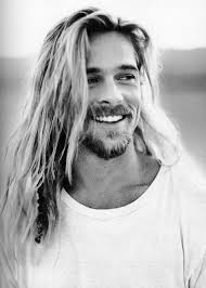 Brad Pitt With Long Hair Mustache Beard Long Hair Styles Long Hair Styles Men Brad Pitt