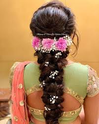 Gorgeous Romantic Bridal Hairstyle By Mua Vejetha Anand For Swank Braids Wit Braided Hairstyles For Wedding Bridal Hairstyle Indian Wedding Lehenga Hairstyles