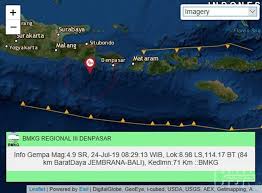 Bmkg menambahkan gempa tak berpotentsi tsunami. Diguncang Gempa Hari Raya Galungan Di Bali Tetap Berjalan Lancar Cendana News