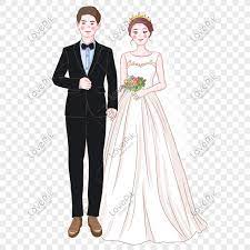 Baju pengantin untuk muslimah bercadar bisa didesain sedemikian rupa untuk tetap mengenakan cadar tanpa mengurangi estetika dari baju itu sendiri. Gaun Pengantin Pengantin Pria Ilustrasi Pengantin Wanita Png Grafik Gambar Unduh Gratis Lovepik