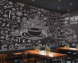 Beibehang Custom Wallpaper American Cofe Cafe Illustration Background Wall Home Decoration Tooling Tv Background 3d Wallpaper Wallpapers Aliexpress In 2021 Coffee Wall Decor 3d Wallpaper Black And White Wall Painting Decor