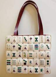 Reserved For Connie Pls Do Not Purchase Vintage Mahjong Tile Handbag Mahjong Purses Mahjong Tile