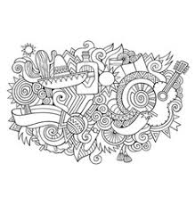 Showing 9 coloring pages related to mexican. Mexican Coloring Page Vector Images Over 610