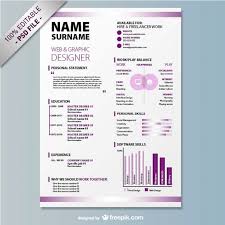 Cv template download PSD file | Free Download
