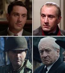 Robert anthony de niro jr. Old And Young Robert De Niro In Once Upon A Time In America 1984 And The Irishman 2019 Theirishman