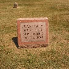 Juanita Marie Barlow Wescott (1913-1934)