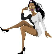 | search the collection that features more free afro, soul, woman, glasses clipart pictures! Fashion Black Lady Clipart Free Download Transparent Png Creazilla