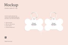 Download Double Sided Pet Tag Mockup Compatible With Affinity Designer By Ariodsgn Thehungryjpeg Com