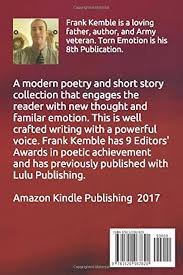 Torn Emotion: Kemble, Frank: 9781520967820: Amazon.com: Books