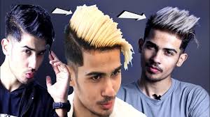 Straight 7pcs weft clip in hair extensions synthetic hairpiece (140g) colour: Best Hair Transformation Video For Men From Black Hair To Blonde To Ash Grey Hair Men Youtube