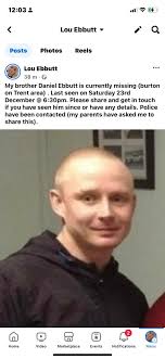 My brother Daniel Ebbutt is currently missing (burton