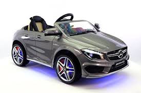 Amazon Com Licensed Mercedes Cla45 12v Kids Ride On Car Mp3 Usb Player Battery Powered Rc Parental Remote Toy Toys Ga Kids Ride On Car Battery Ride On Toys