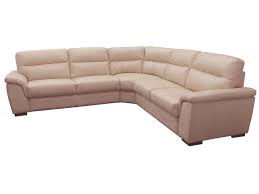 A la recherche d'un joli canapé d'angle pour vos soirées cocooning à la maison ? Canape D Angle Fixe 5 Places En Cuir Giovanni Coloris Beige Vente De Canape D Angle Conforama