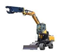 Escavadeira De Esteiras JG150L 14ton Com Tesoura Hidráulica ...