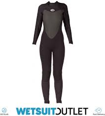 2017 Rip Curl Ladies Omega 3 2mm Back Zip Gbs Wetsuit Wsm4lw Black