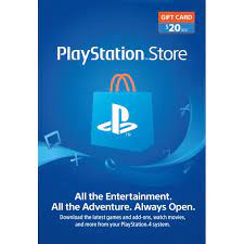 Purchase products for ps4, ps3, and ps vita with one card and one wallet! Playstation Store 20 Gift Card Sony Digital Download Walmart Com Walmart Com