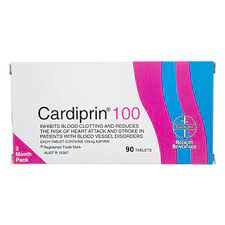 Cardiprin (aspirin) in doses of less than 300 mg have little effect on the effectiveness of captopril and enalapril. Cardiprin Tablets 100mg 90 Tablets Amcal