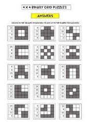 Binary numbers are an essential part of understanding how computing works. Binary Number Grid Puzzles Pack 79 Puzzles 31 Pgs Answer Keys Included Binary Number Number Grid Grid Puzzles