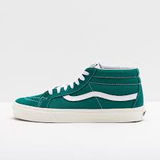 Available exclusively at journeys kidz! Mens Shoes Vans Ua Sk8 Mid Reissue Cadmium Green Va3mv8u8l