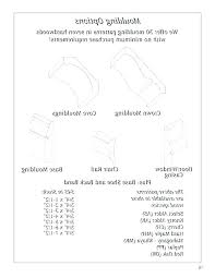 Crown Molding Size Chart Chart Of Bevel And Miter Angles For