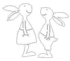 Drucken sie die vorlage aus und verwenden sie den ausdruck als schablone. Osterhasenpaar Ostern Basteln Holz Basteln Fruhling Ostern Diy Ostern