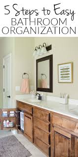 under sink organizing in 5 easy steps