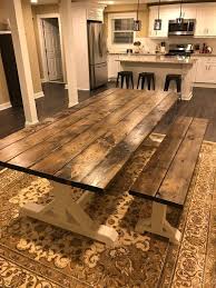 Farmhouse Table Farm Table Long Farmhouse Table Rustic Etsy Rustic Farmhouse Table Diy Farmhouse Table Plans Rustic Kitchen Tables