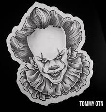 'killer clowns' have been spotted all over the uk in recent weeks following a worldwide craze in which pranksters dress as disturbing clowns in order to prey on people's fears. 65 Ideeen Over Clown Clown Tatoeage Halloween Plaatjes Schedel