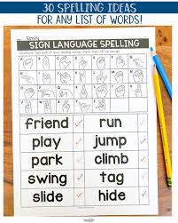 It's thus possible to get an here's a hint to get you started. 30 Spelling Activities For Any List Of Words Education To The Core