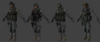 Cod Mw2 Us Soldiers 2787 1167 3d Model Character Soldier Modern Warfare