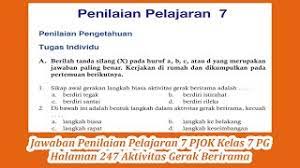 Latihan soal disusun berdasarkan buku paket ips kelas 7 smp/ mts kurikulum 2013 revisi tahun 2017. Jawaban Penilaian Pelajaran 7 Pjok Kelas 7 Pg Halaman 247 Aktivitas Gerak Berirama Youtube