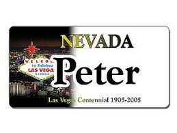 Nevada Usa Kennzeichen Mit Individuellem Wunschtext Bedruckt Hausnummern Und Schilder Online Kaufen Nevada Schild Online Kennzeichen