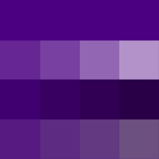 This is another light approach to the blue and purple hair that we love. Blue Violet Shades Hue Pure Color With Tints Hue White Shades Hue Black And Tones Hue Grey Wh Purple Palette Violet Color Palette Hue Color