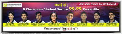 How to check jee main result 2021 february | results out. Jee Main January 2020 Result Resonance Champs Storm Jee Main Exam