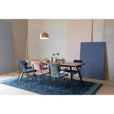 zuiver stoel benson grijs blauw eetkamerstoelen eettafel stoel gestoffeerde eetkamerstoelen