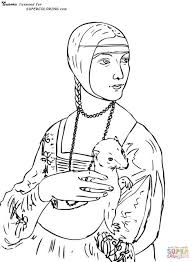 Leonardo Da Vinci Para Colorear
