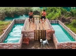 Build The Most Amazing Swimming Pool Around Secret Underground House Youtube In 2020 Underground Homes Swimming Pools Pool