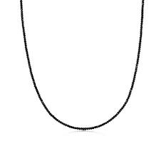 Tiffany Co Item Ziegfeld Collection Necklace Of Black Spinel Beads With A Sterling Silver Clasp United States